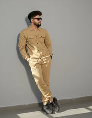 Menβs Two-Piece Co-ord Safari Suit