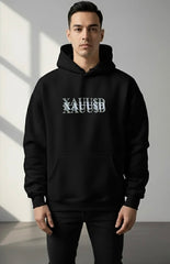 MEN’S XAU-USD FRONT & BACK PRINTED HOODIE