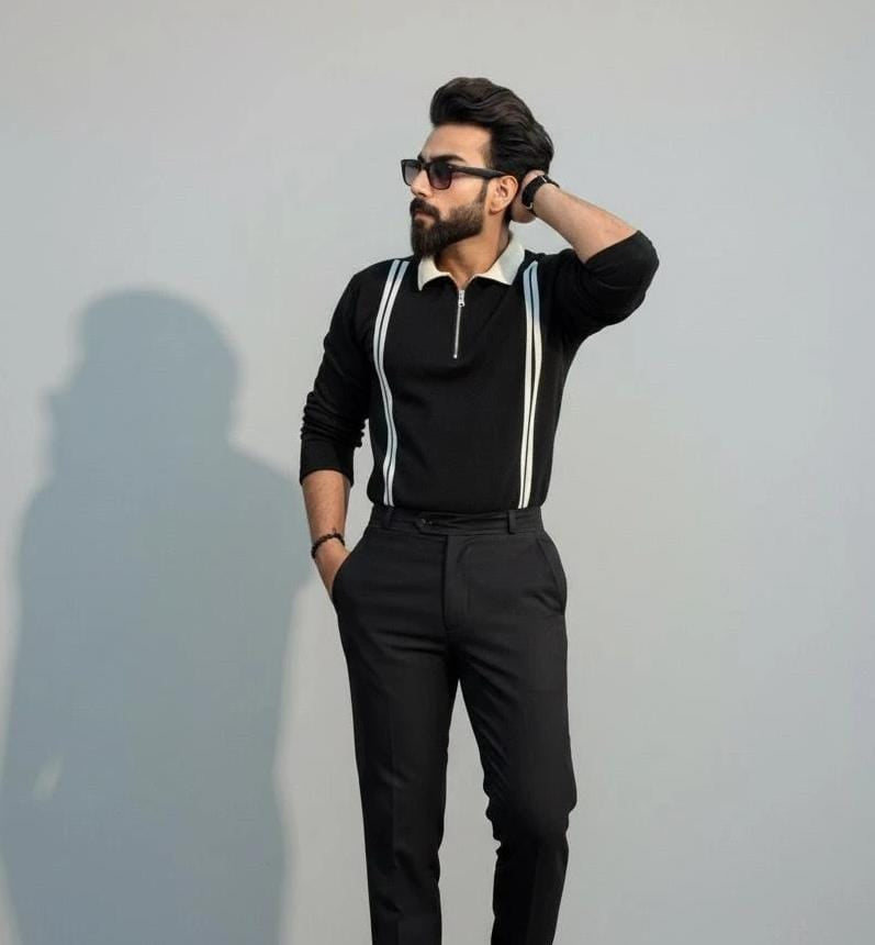 Premium Quality Half Zipper Polo Full Sleeves